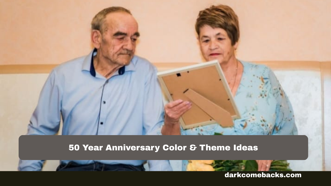 50 Year Anniversary Color & Theme Ideas