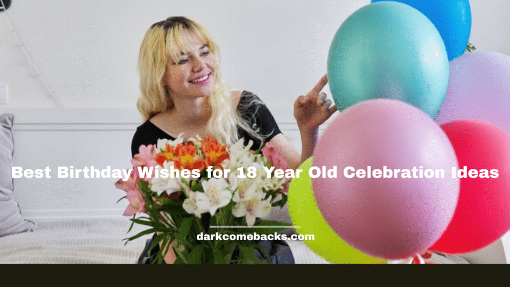 Birthday Wishes for 18 Year Old