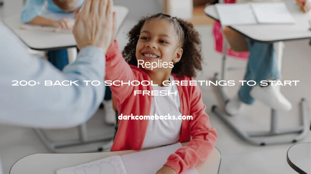 Back to School Greetings