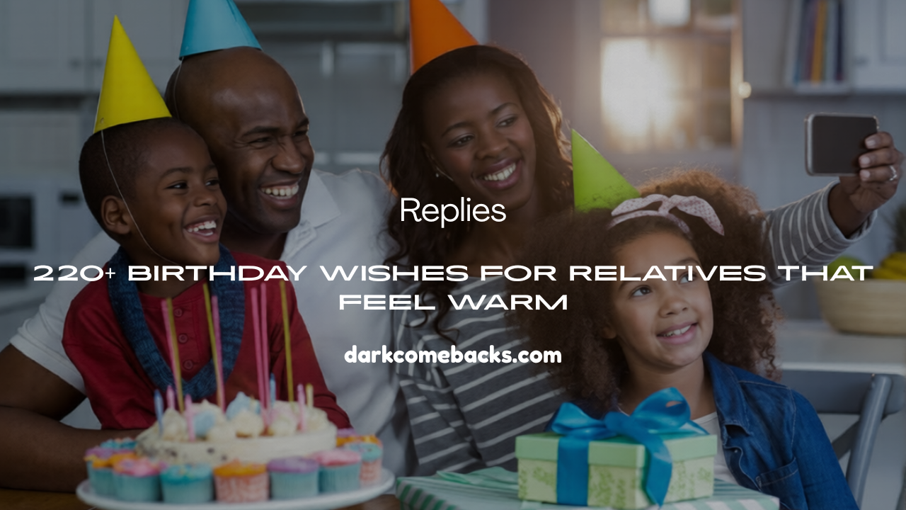 Birthday Wishes for Relatives