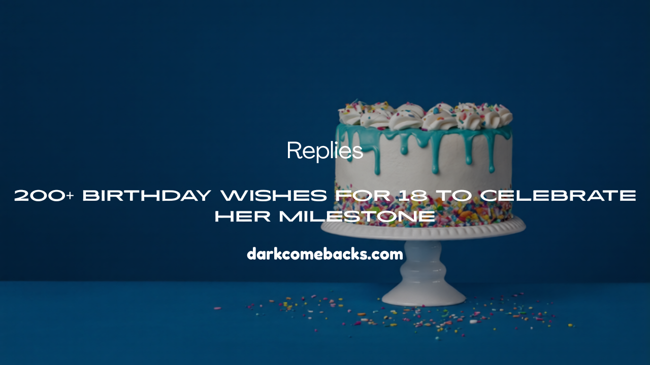 Birthday Wishes for 18