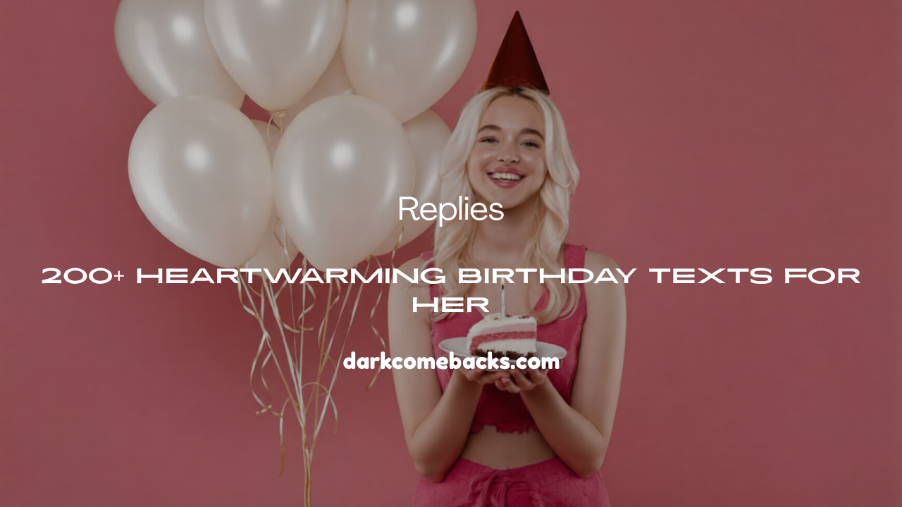 Birthday Texts for Her