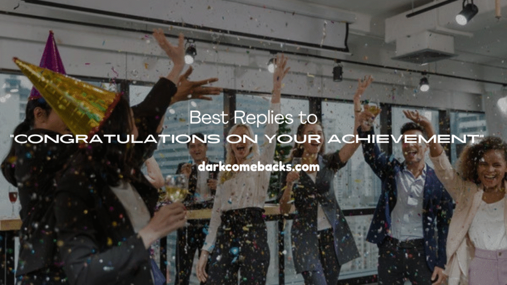 Congratulations on Your Achievement