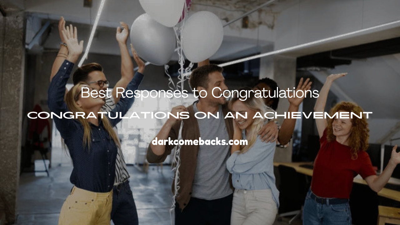 Congratulations on an Achievement