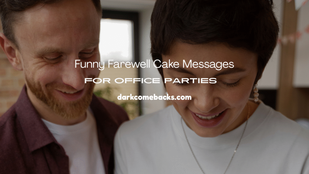 Farewell Cake Messages