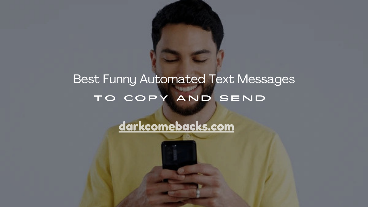 Funny Automated Text Messages